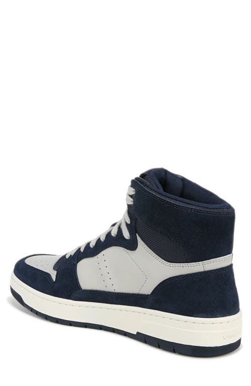 Vince Men's Mason Lace Up High Top Sneakers In Spruce Blue