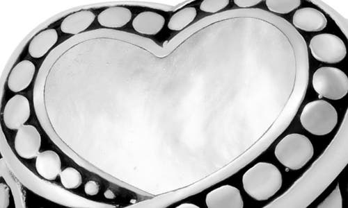 Shop Samuel B. Heart Ring In Silver/white