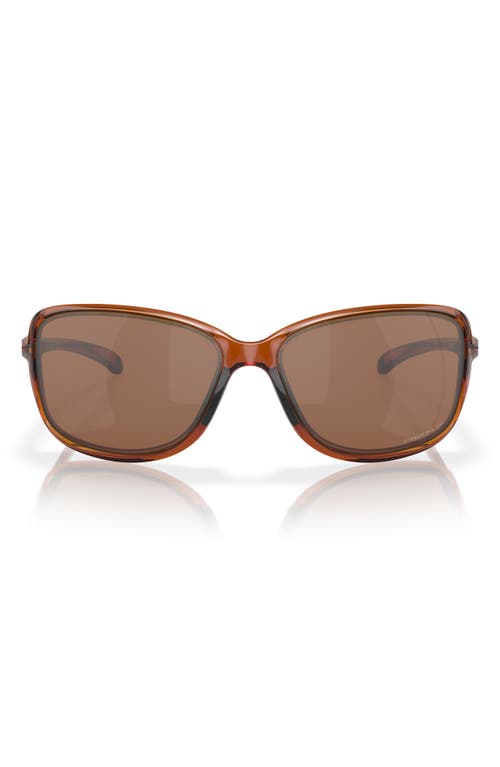 Oakley Cohort 62mm Prizm Polarized Rectangular Sunglasses in Amber at Nordstrom