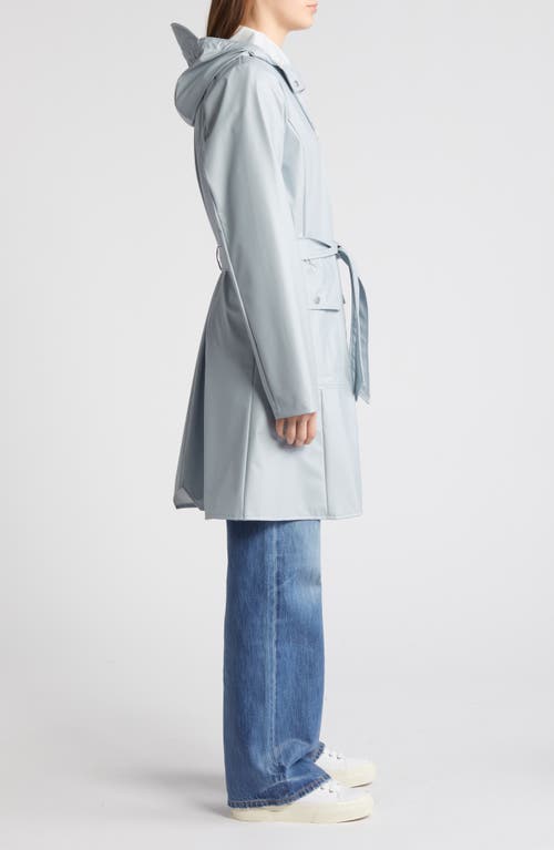 RAINS RAINS CURVE WATERPROOF BELTED JACKET 