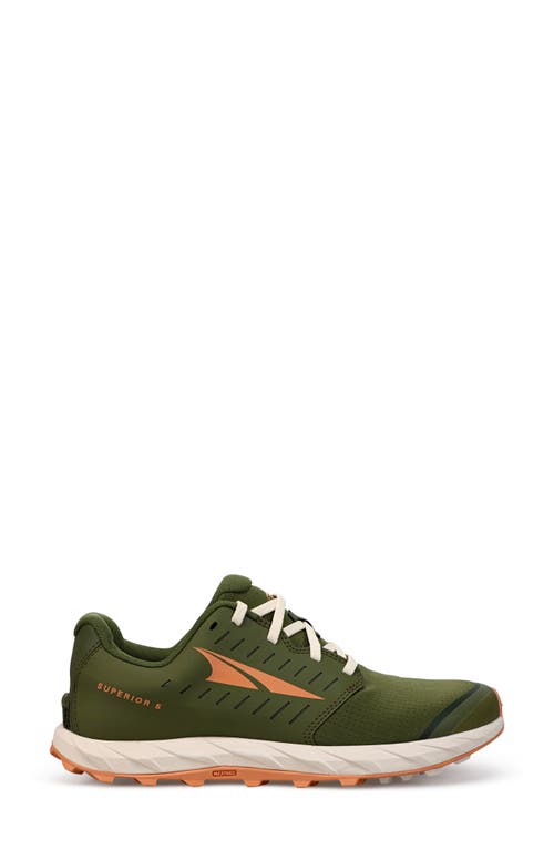 Superior 5 Trail Running Shoe in Dusty Olive