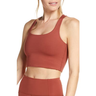 Girlfriend Collective Paloma Sports Bra, Red
