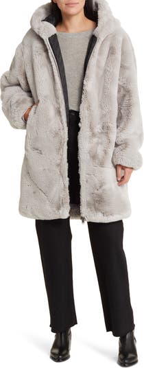 Moose Knuckles State Bunny Faux Fur Hooded Coat