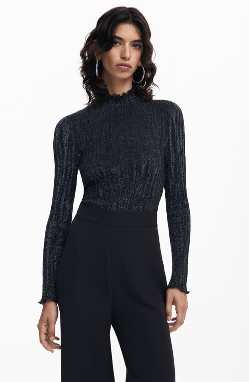 Desigual Hybrid Combined Jumpsuit In Black