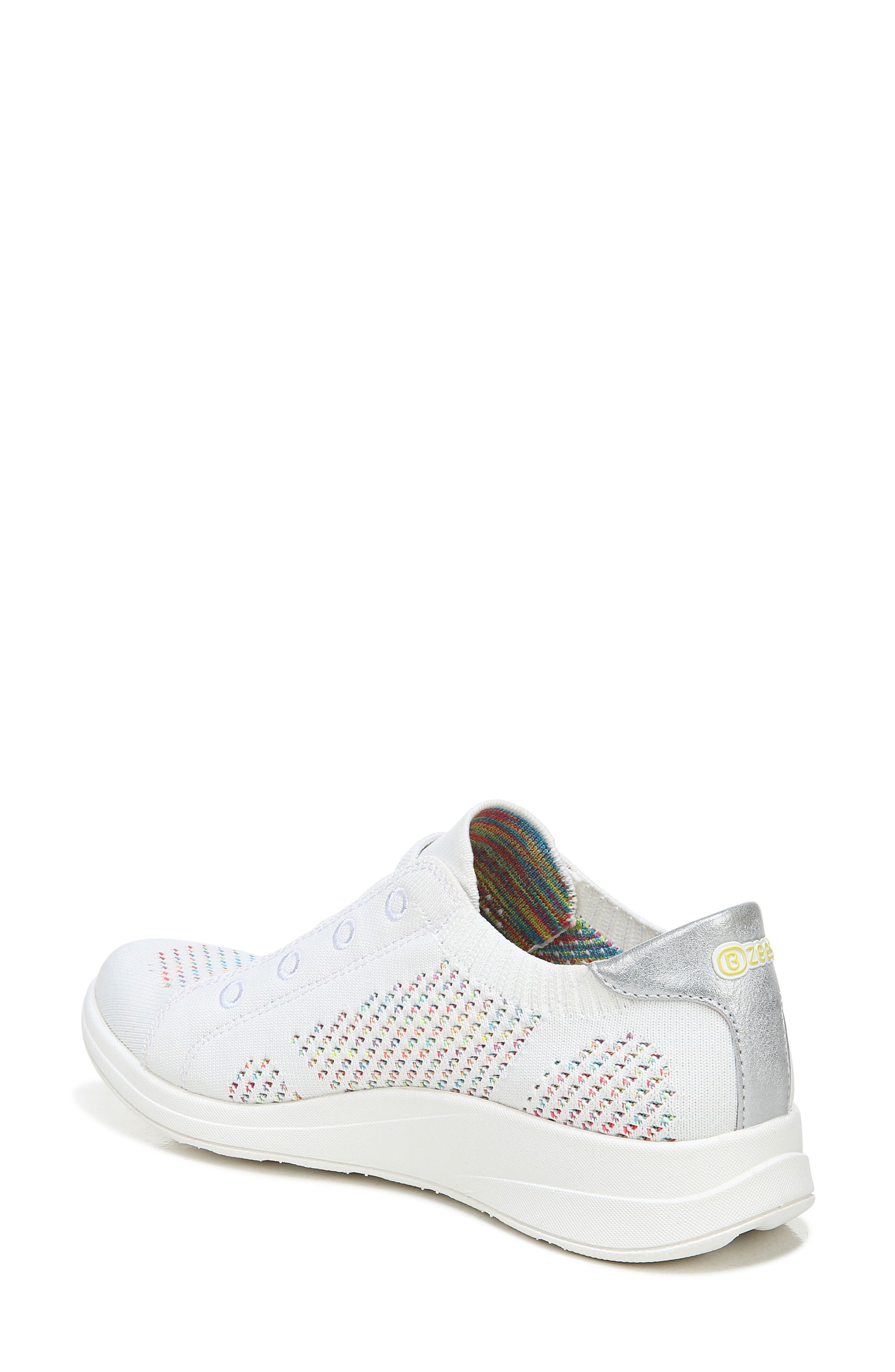 Golden knit slip on sneaker Clearance