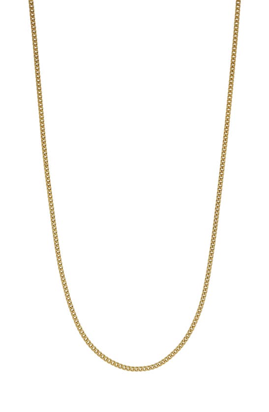 Shop Bony Levy 14k Gold Curb Chain Necklace In 14k Yellow Gold