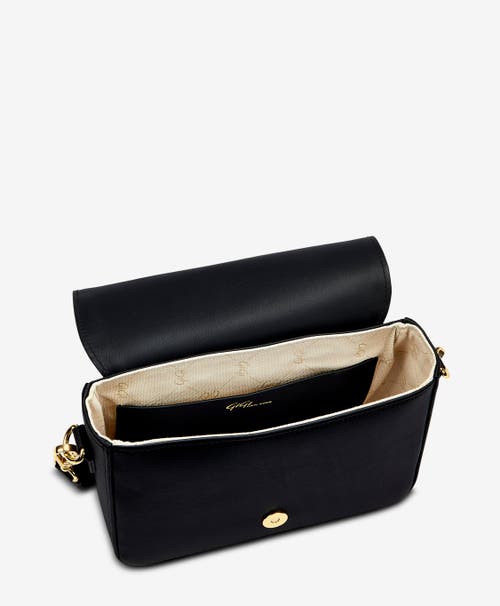 Gigi New York Women's Lily Leather Crossbody Bag In Black