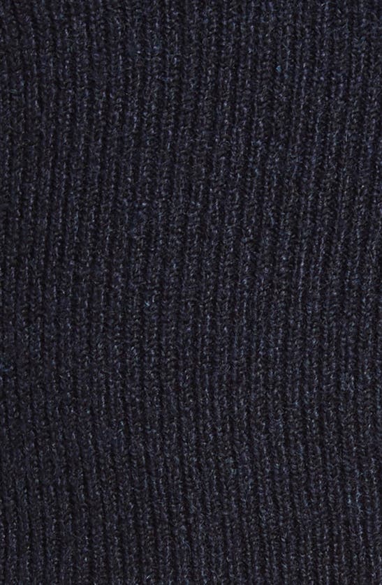 Shop Pacsun Aria Crop Henley Sweater In Navy Blazer