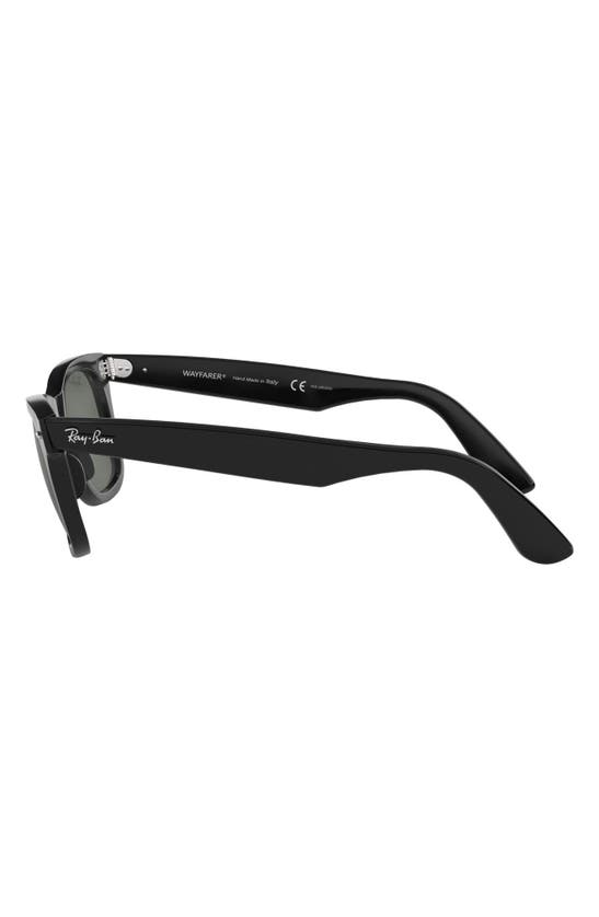 Ray Ban 50mm Classic Wayfarer Polarized Sunglasses In Black Polarized