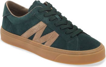 スニーカー MONCLER MONACO 2 SNEAKERS Moncler Monaco 2 Low-Top Glitter Leather Sneakers | Neiman