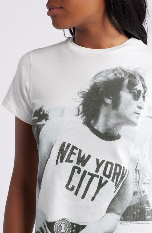 DAYDREAMER DAYDREAMER JOHN LENNON NYC COTTON GRAPHIC T-SHIRT