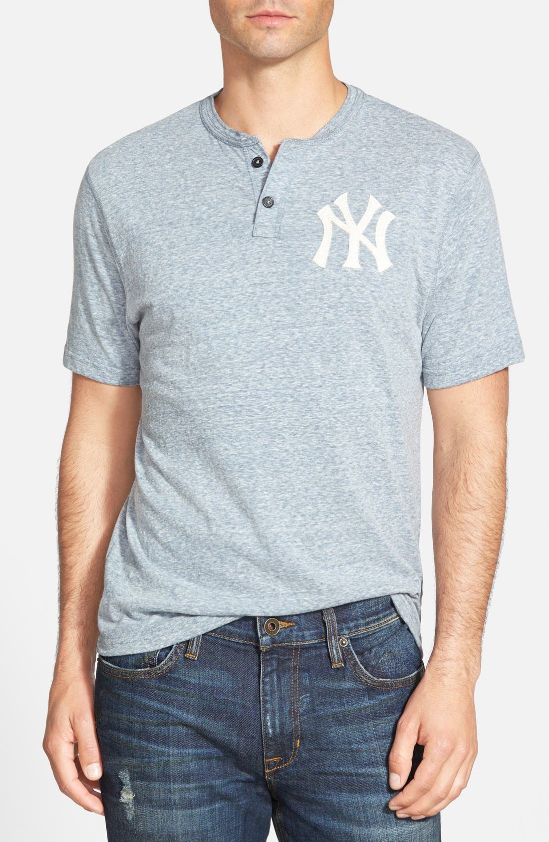 Red Jacket 'New York Yankees Mercer' Short Sleeve Henley Nordstrom