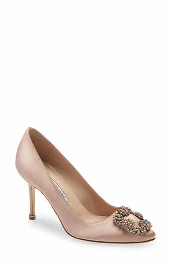 Manolo Blahnik Hangisi Crystal Buckle Pump Women Nordstrom