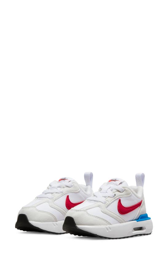 Nike Air Max Dawn Sneaker In White/ Red/ Blue/ Black