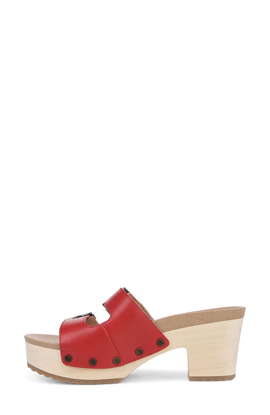 Dr. Scholl's Original Vibe Platform Slide Sandal In Heritage Red