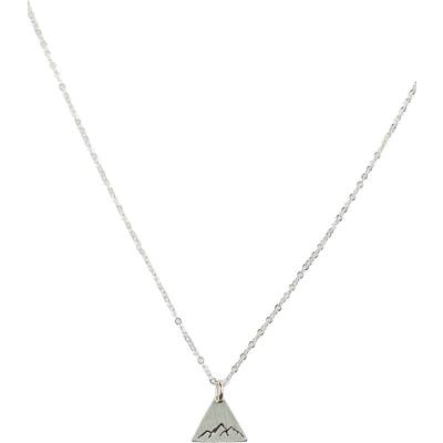 Nashelle Dainty Mountain Pendant Necklace