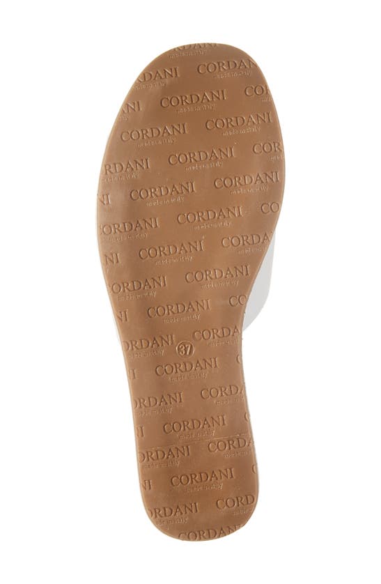 Shop Cordani Jozie Platform Wedge Slide Sandal In Nappa Bianco