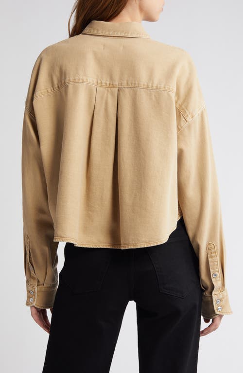 Rag & Bone Beige Ultra Featherweight Beatrice Shirt In Beige
