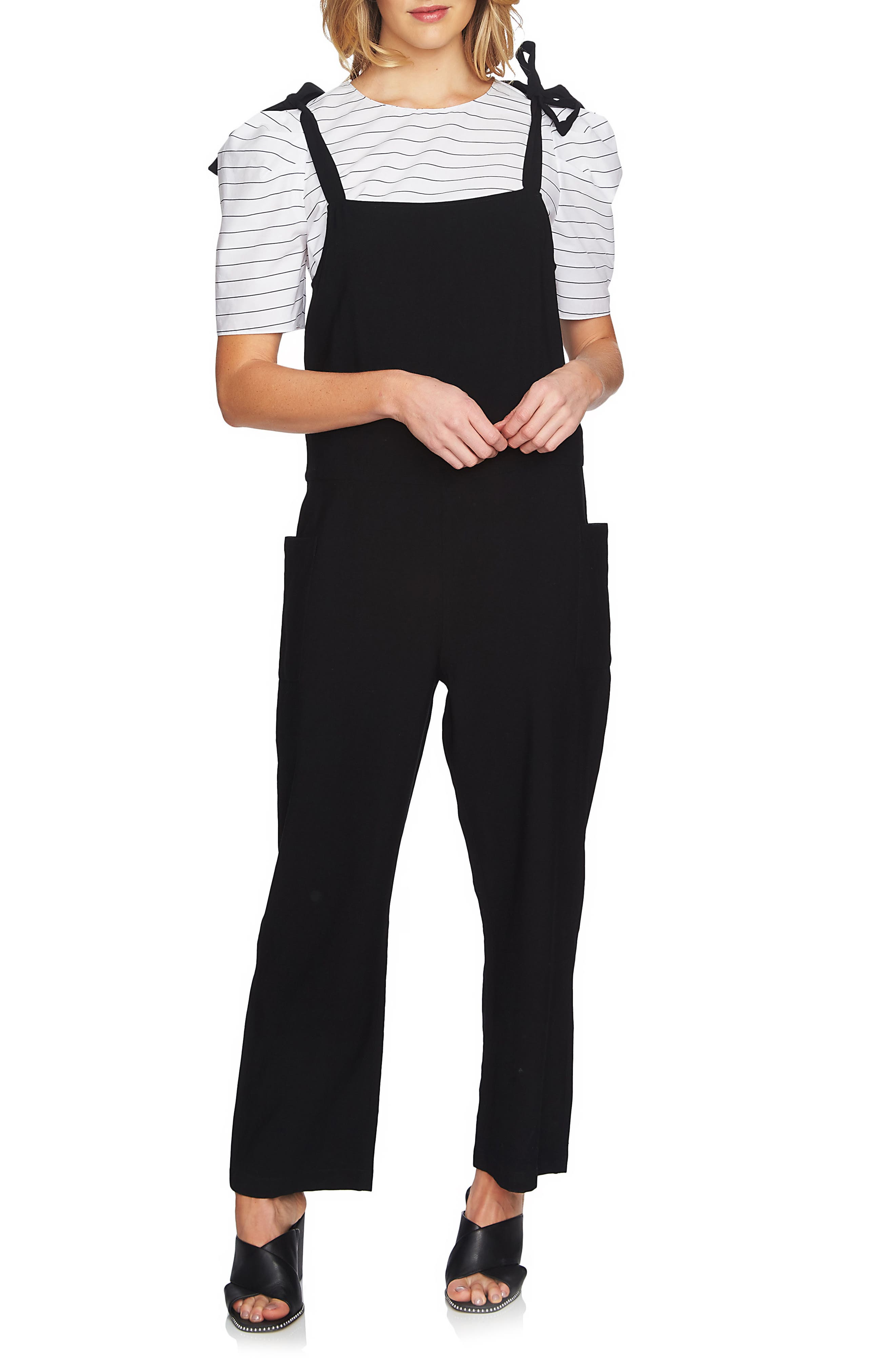 tie shoulder overalls
