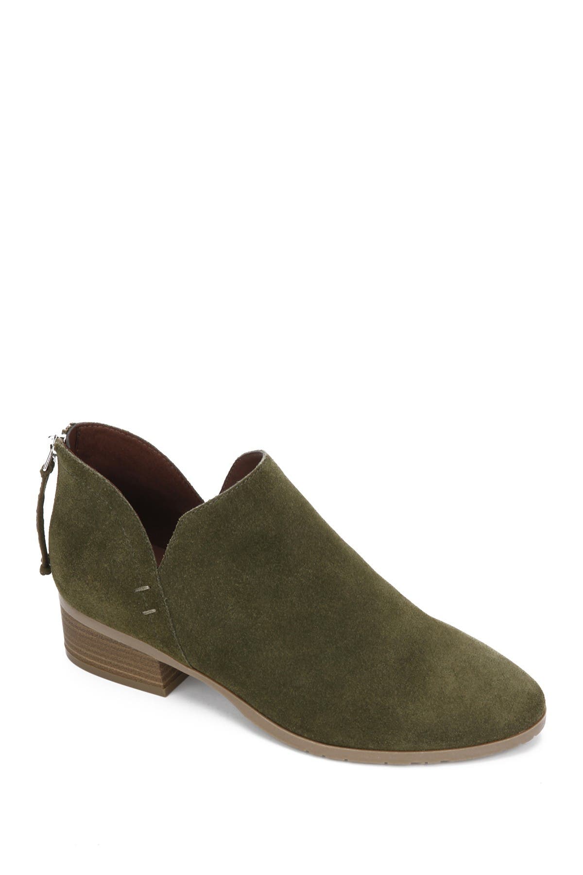 Kenneth Cole Reaction Side Skip Suede Ankle Boot In Open Green12