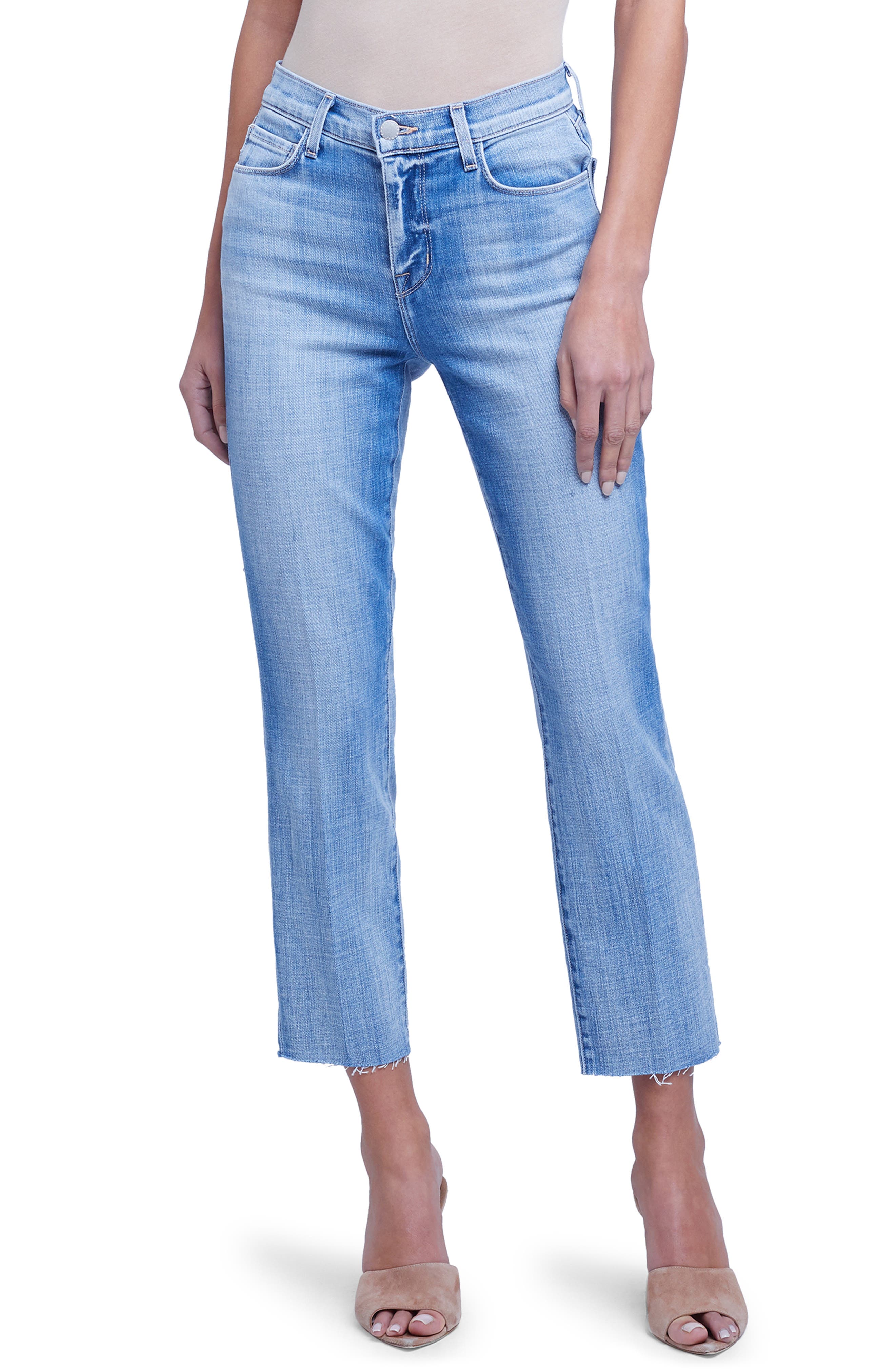L'AGENCE Sada Crop Slim Jeans | Nordstrom
