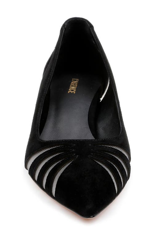L AGENCE L'AGENCE EGLANTINE KITTEN HEEL PUMP