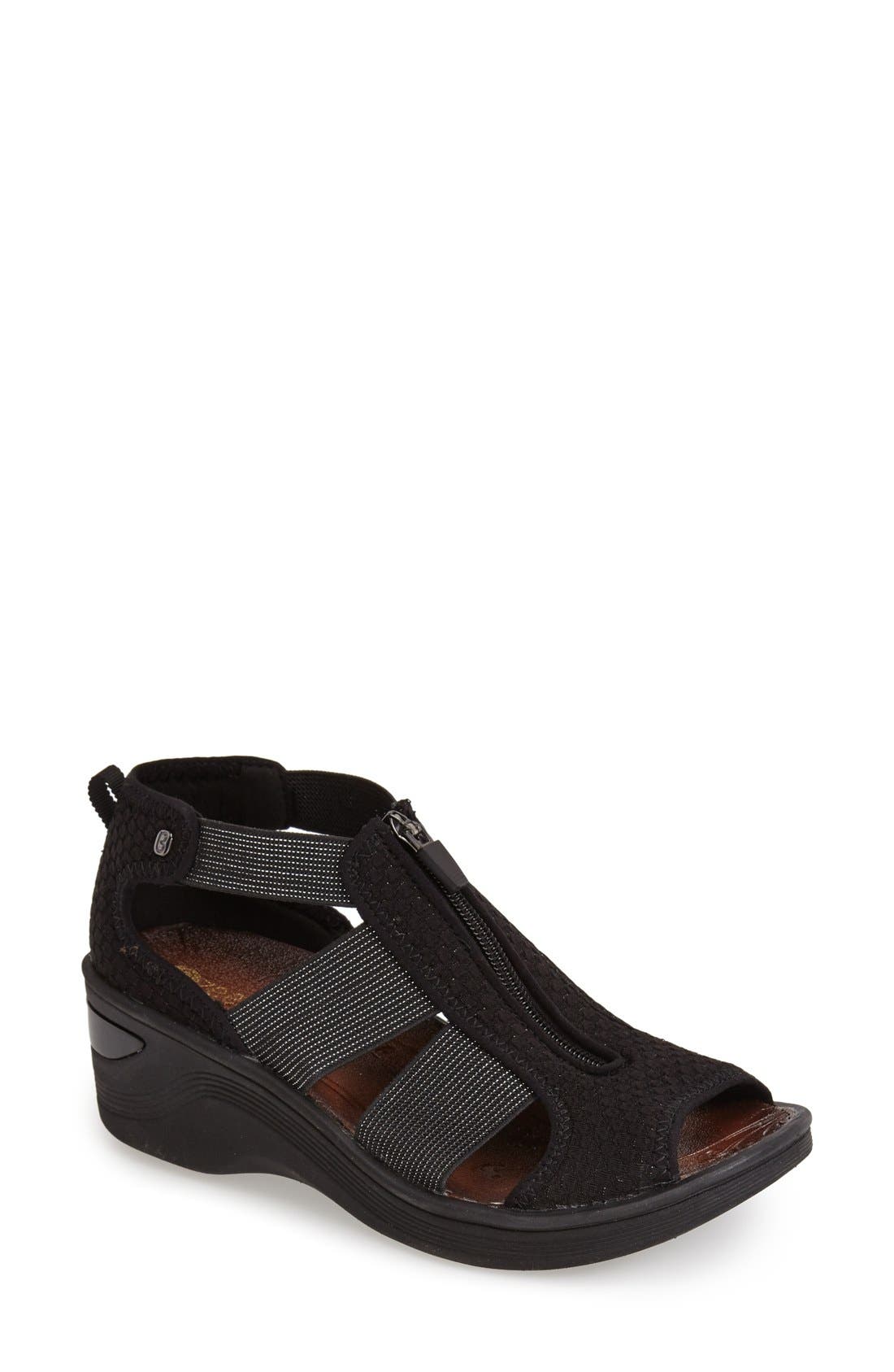 BZees 'Duet' Elastic Strap Wedge Sandal (Women) Nordstrom