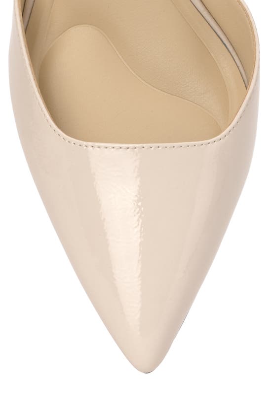 Shop Jessica Simpson Nazela Pointed Toe Ankle Strap Pump In Chalk