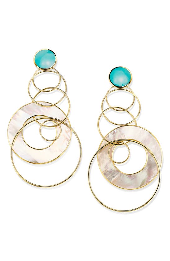 Ippolita Polished Rock Candy 18k 29.00 Ct. Tw. Pearl Slice Earrings In Gold