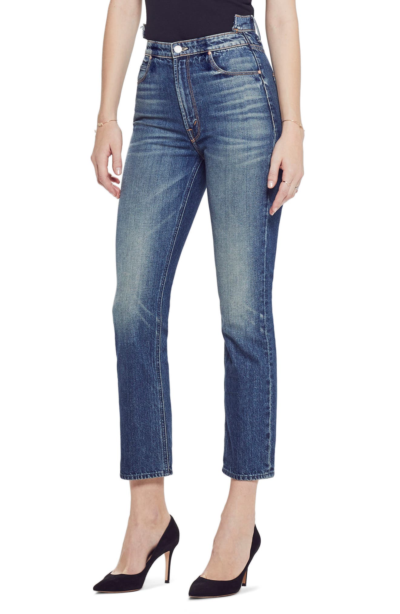 mother the dazzler shift jeans
