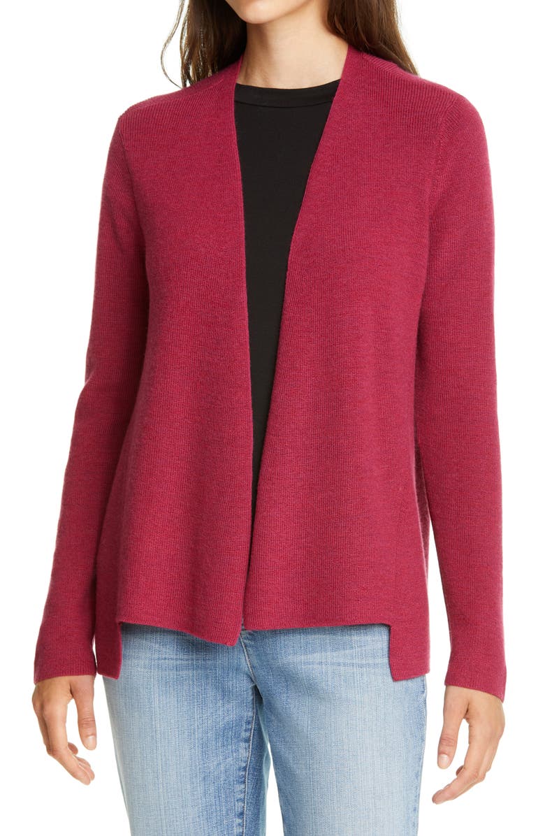 Eileen Fisher Merino Wool Straight Cardigan Nordstrom