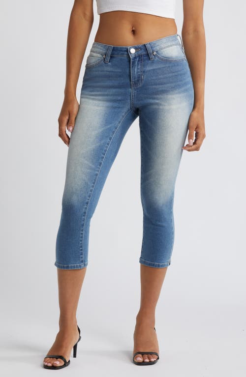 Low Rise Capri Jeans in Indigo