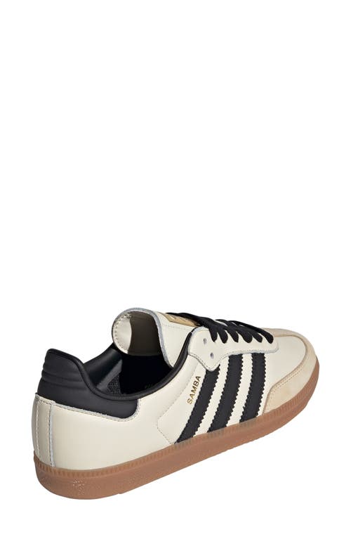 Shop Adidas Originals Adidas Samba Sneaker In White/black/sand