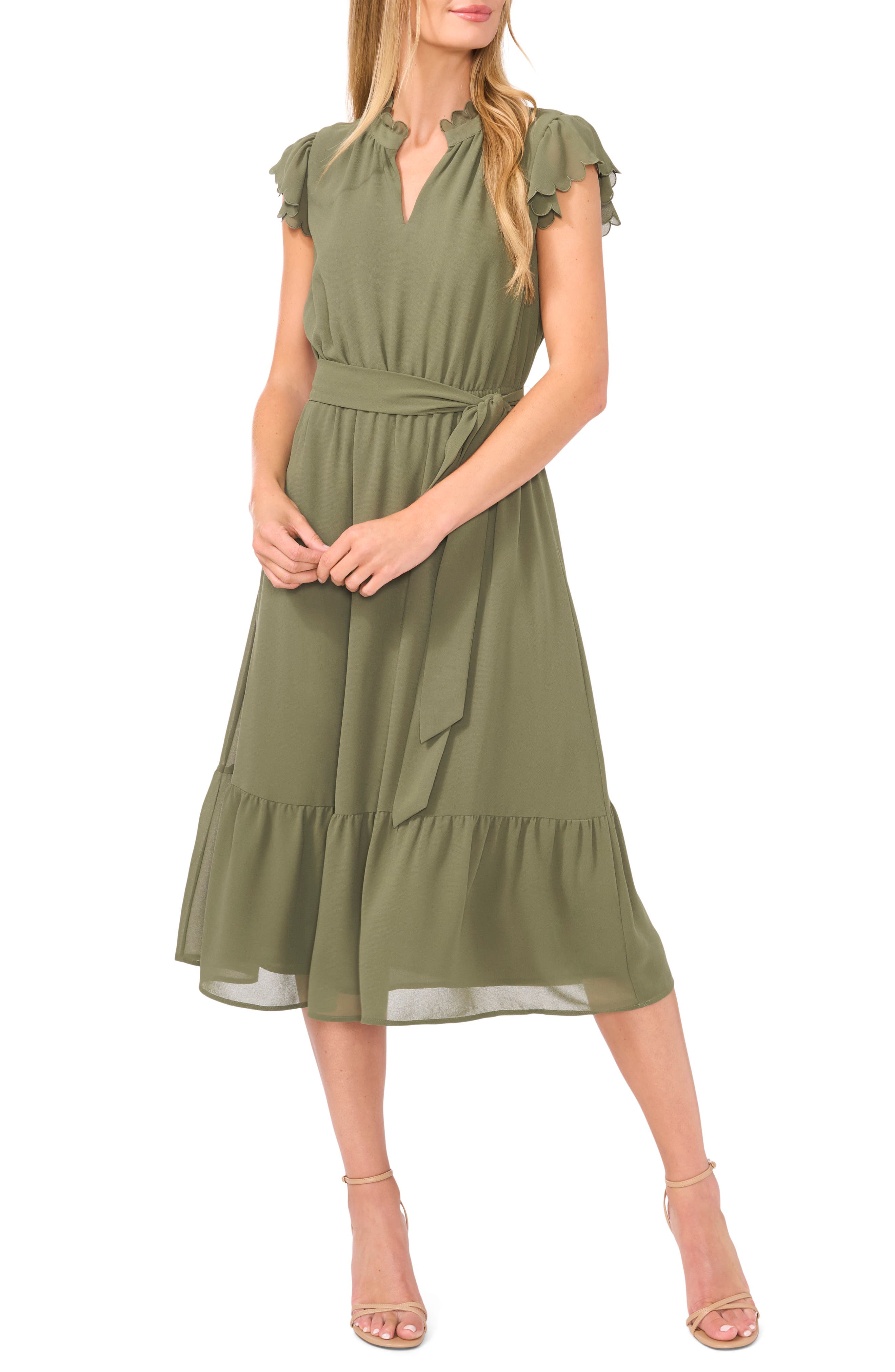 Women's Green Midi Dresses | Nordstrom