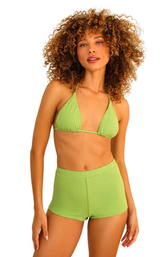 Shop Dippin Daisys Farrah Elastic Waist Short In Avocado