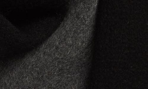 Andrew Stewart Double Face Cashmere Scarf In Black Grey
