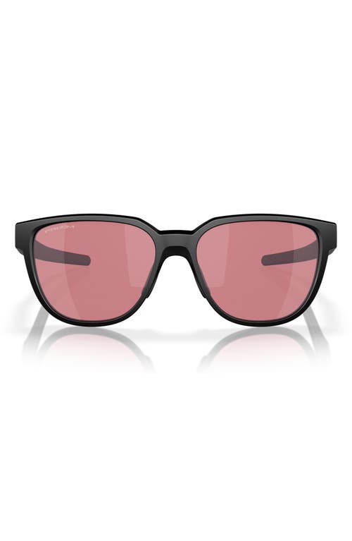 Oakley Actuator 57mm Prizm Rectangular Sunglasses in Shiny Black at Nordstrom