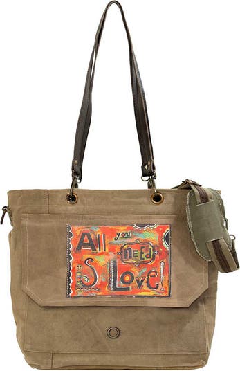 VINTAGE ADDICTION All You Need Is Love Tote Bag Nordstromrack