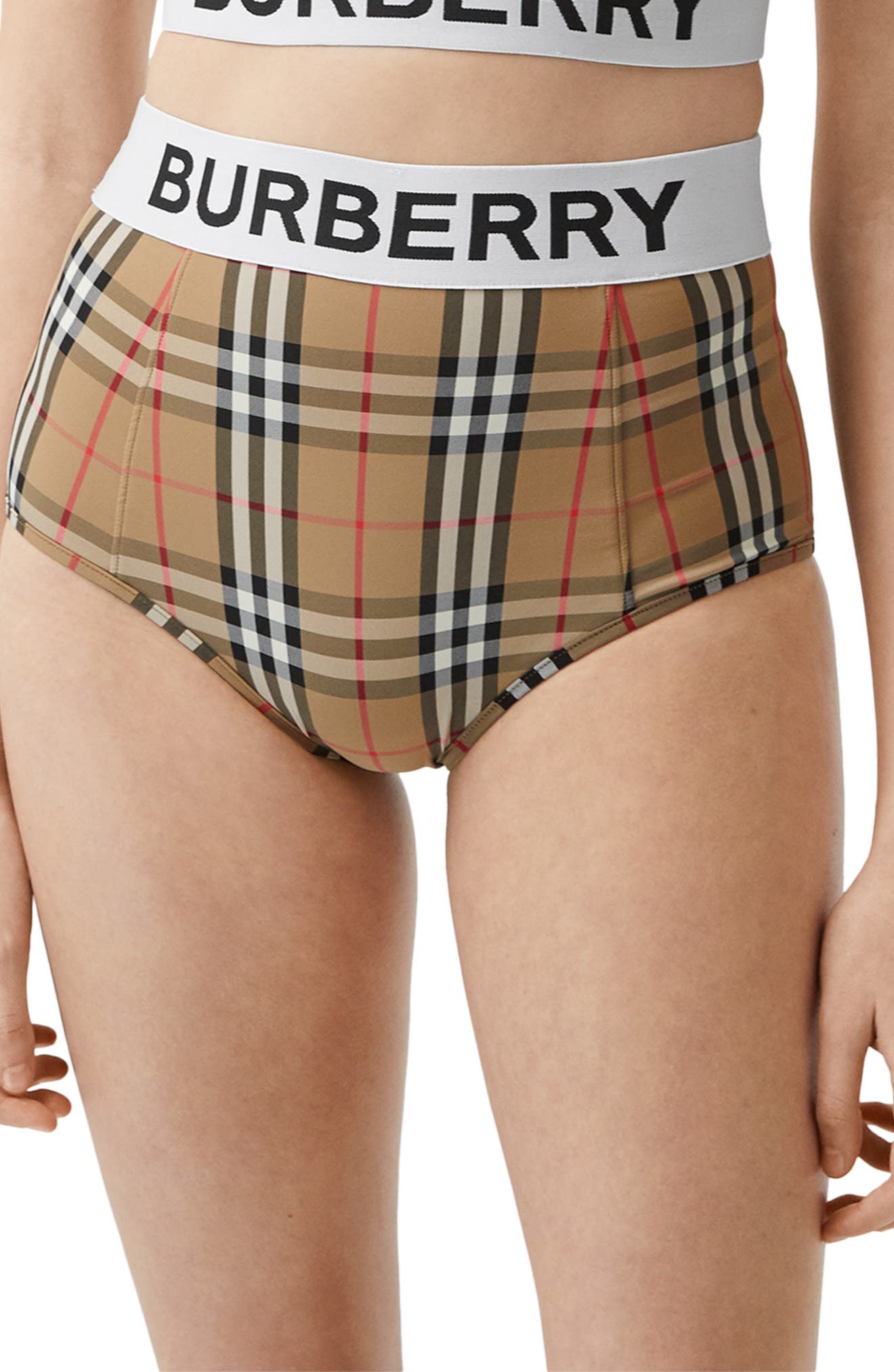 burberry high waisted bikini