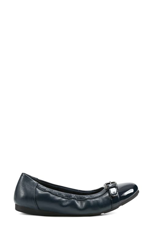 Shop Easy Spirit Kenna Flat In Dark Blue