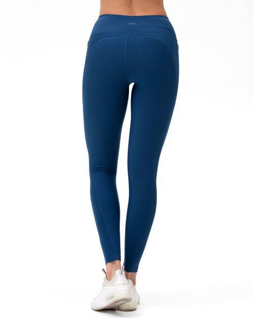 Rebody Active Phoenix Fleece Pocket Legging In Poseidon Blue