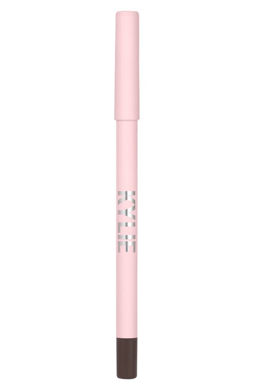 Kylie Cosmetics Gel Eye Pencil In Matte Dark Brown