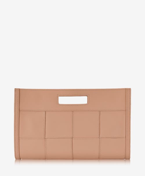 Shop Gigi New York Remy Clutch In Cappuccino