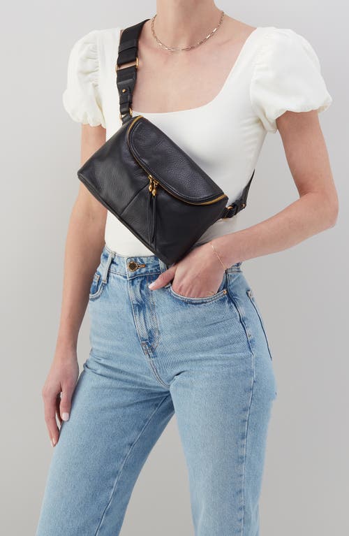 Hobo Large Fern Belt Bag In Black