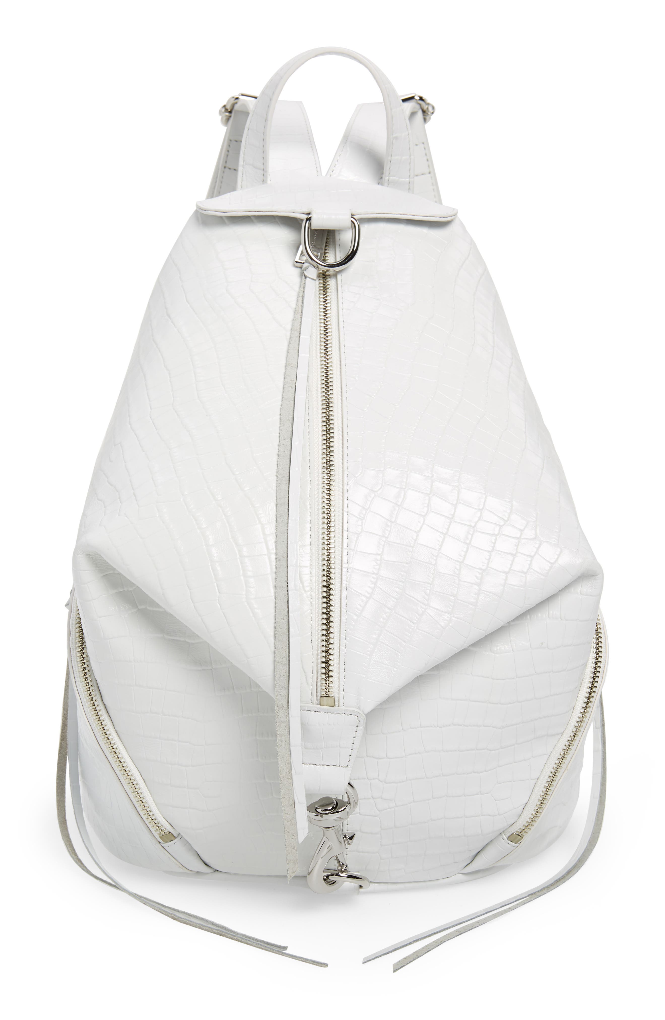 rebecca minkoff backpack white