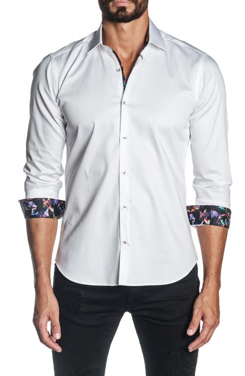 Jared Lang Button-Up Shirt in White