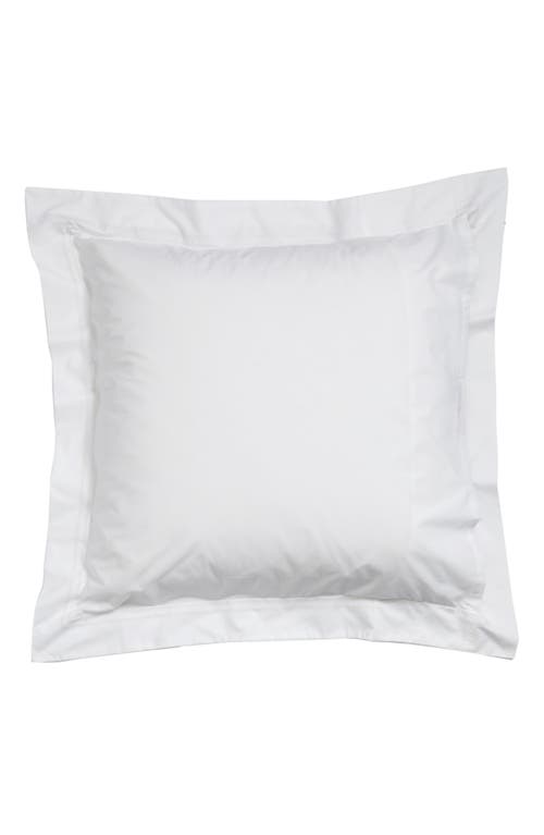 Shop Sferra Grande Hotel Euro Sham In White/taupe