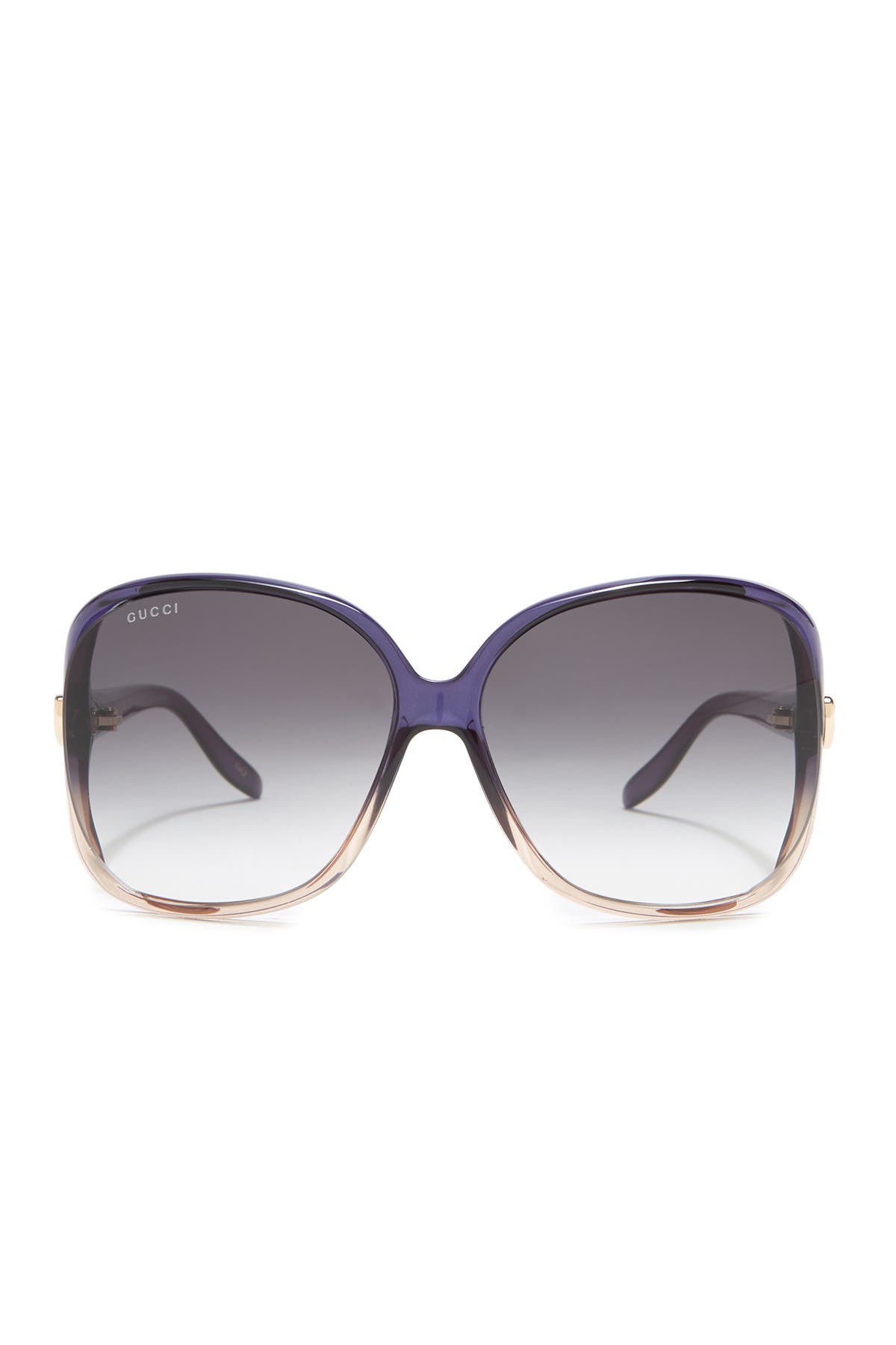 gucci 60mm oversize square sunglasses