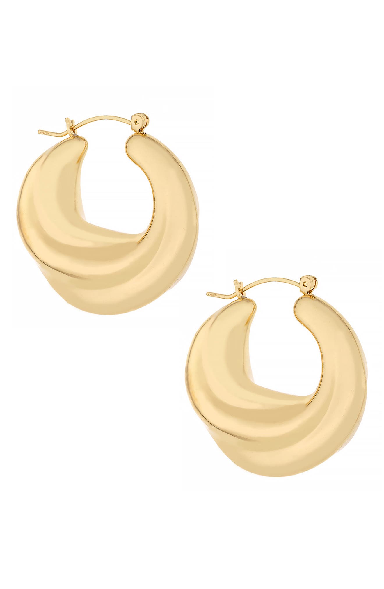 Ettika Crescent Swirl Hoop Earrings Nordstrom