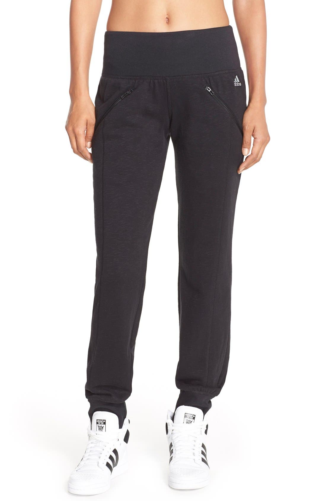 adidas 'Cozy' Fleece Jogger Pants Nordstrom